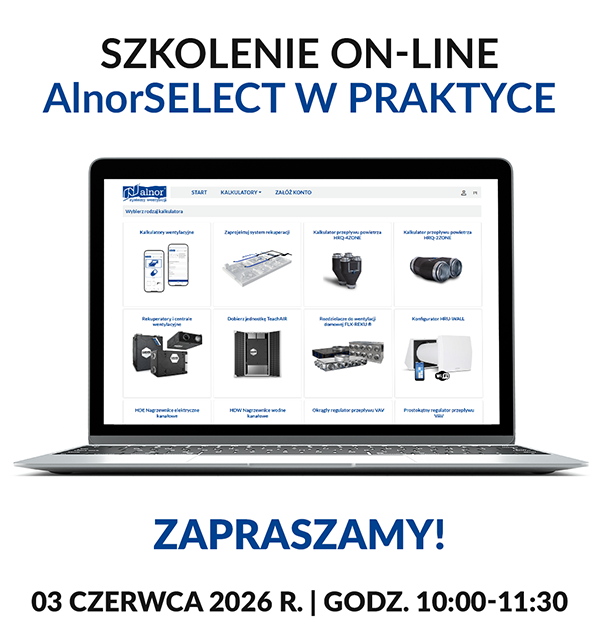 Zapraszamy na szkolenie w firmie Alnor